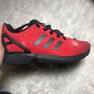 adidas zx flux red galaxy